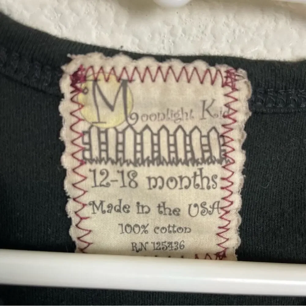 Moonlight Kids Black Maroon Teal Tutu Dress 12 to 18 Months